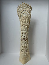 Load image into Gallery viewer, Balinese guardian figure tower — hand-carved decorative sculpture
