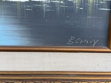 将图片加载到图库查看器，Signed Oil Painting on Canvas "Autumn Landscape" by Bernoy — Impressionist Original
