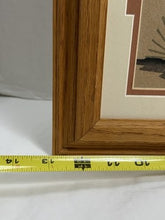Charger l'image dans la galerie, Vintage Framed Navajo Style Sandpainting of Female Yei Figure
