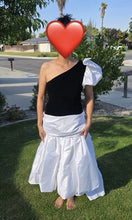 Load image into Gallery viewer, Vintage Whats Up by Carol Black Velvet-bodice Gown Size 8 — Black Velvet, vintage
