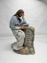 Charger l'image dans la galerie, Ashton-Drake Galleries “Agony in the Garden” Jesus Figurine — Signed, 7” Porcelain &amp; Resin
