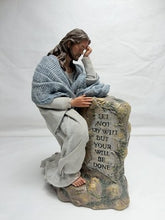 Charger l'image dans la galerie, Ashton-Drake Galleries “Agony in the Garden” Jesus Figurine — Signed, 7” Porcelain &amp; Resin
