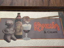 गैलरी व्यूवर में इमेज लोड करें, Vintage 1070s/1980s Kahlúa Coffee Liqueur Mirror Bar Sign 14”x24”
