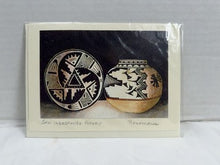 Load image into Gallery viewer, Vintage San Ildefonso Pueblo Pottery Art Card By Rosemarie — vintage
