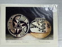 Load image into Gallery viewer, Vintage San Ildefonso Pueblo Pottery Art Card By Rosemarie
