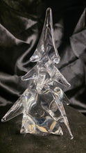 Load image into Gallery viewer, Vintage 1976 Sigma Taste Setter Full Lead Crystal Christmas Tree | 8 Inch Hand-Cut Faceted Branches | Flawless Condition | Japanese 24% Lead Prism Holiday Heirloom
