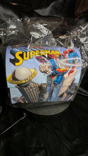 将图片加载到图库查看器，Vandor Superman DC Comics Metal Lunch Box Retro Superhero Tote Tin

