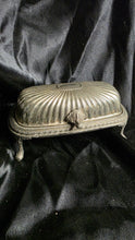 Load image into Gallery viewer, Victorian Silverplate Footed Covered Butter Dish – Ornate Ribbed Dome &amp; Engraved Serving Tray
