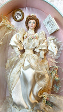 Load image into Gallery viewer, Franklin Mint “Elaine” Gibson Girl Wedding Remembrance Shadow Box Doll w/ COA (RenembRance)
