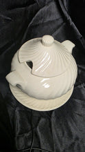 Load image into Gallery viewer, Vintage Himark Japan White Swirl Ceramic Soup Tureen with Lid &amp; Underplate
