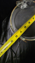 Load image into Gallery viewer, Jeannette Glass Eagle Bowl Gold Trim 3-Footed Depression Era
