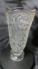 Load image into Gallery viewer, Bohemian Czech Leaded Cut Crystal Scalloped Rim Vase

