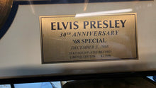 Load image into Gallery viewer, Elvis Presley 30th Anniversary ’68 Special Limited Edition 24kt Gold Record Display – #83/1968
