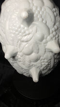 Load image into Gallery viewer, Vintage Indiana Glass “Garland” White Milk Glass Footed Oval Fruit Bowl Centerpiece
