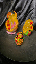Load image into Gallery viewer, Hand-Painted Russian Matryoshka Nesting Dolls “Hawaii Girl” Set – Signed Ivashina &amp; N. Gurgeiff – Made in Russia
