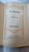 Load image into Gallery viewer, Antique 1915 The Alhambra Washington Irving Illustrated Ginn Hardcover
