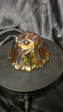 Load image into Gallery viewer, Vintage Indiana Glass Wild Rose Marigold Carnival Glass Candle Holder
