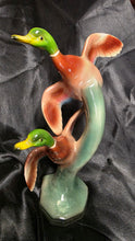 Load image into Gallery viewer, Vintage Mid-Century Ceramic Flying Mallard Duck Figurine
