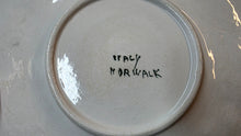 Load image into Gallery viewer, Vintage Italy Norwalk Hand-Painted Floral Deviled Egg Plate Majolica 12-Well
