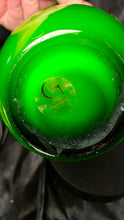 Load image into Gallery viewer, Gorgeous Designs Studio Green &amp; Blue Fazzoletto Art Glass Vase
