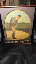 Load image into Gallery viewer, “The Bunker” Golf Wall Cabinet Curio Shadow Box Vintage Style Display
