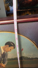 Load image into Gallery viewer, “The Bunker” Golf Wall Cabinet Curio Shadow Box Vintage Style Display
