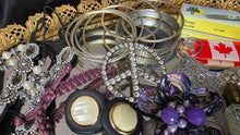 将图片加载到图库查看器，Vintage Costume Jewelry &amp; Accessories Mixed Lot Reseller Craft Bundle 1
