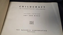 Load image into Gallery viewer, Childcraft Volume 13 Art and Music 1942 Quarrie Vintage Children’s Book
