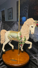 Load image into Gallery viewer, Ashton-Drake Four Seasons Carousel Horse Winter Edition 1998 Display
