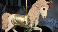 Load image into Gallery viewer, Ashton-Drake Four Seasons Carousel Horse Winter Edition 1998 Display
