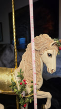 Load image into Gallery viewer, Ashton-Drake Four Seasons Carousel Horse Winter Edition 1998 Display
