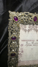 Load image into Gallery viewer, Sheffield Home Gypsy Wanderlust Jeweled Ornate Picture Frame 4x6
