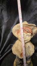 将图片加载到图库查看器，Vintage Italian Boy with Pipe Figurine Gulliver Style Sculpture
