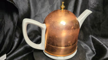 将图片加载到图库查看器，Vintage Baker Hart &amp; Stuart Copper Cozy Teapot Korean Ceramic Mid Century
