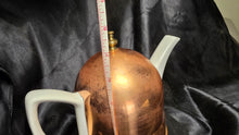 将图片加载到图库查看器，Vintage Baker Hart &amp; Stuart Copper Cozy Teapot Korean Ceramic Mid Century
