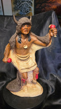 将图片加载到图库查看器，Vintage Buffalo Dancer Figurine Native American Ceremonial Sculpture
