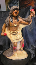将图片加载到图库查看器，Vintage Buffalo Dancer Figurine Native American Ceremonial Sculpture
