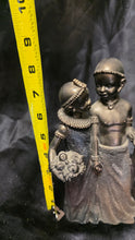 Load image into Gallery viewer, Vintage Seymour Mann African Children Sculpture Bronze Finish Figurine
