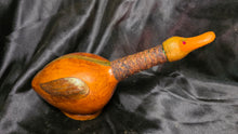 Load image into Gallery viewer, Vintage Italian Leather Wrapped Duck Decanter Barware Bottle

