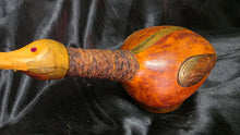 Load image into Gallery viewer, Vintage Italian Leather Wrapped Duck Decanter Barware Bottle
