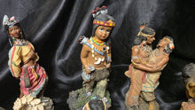 将图片加载到图库查看器，Vintage Native American Figurine Lot Western Resin Collectibles Bundle
