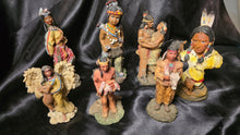 将图片加载到图库查看器，Vintage Native American Figurine Lot Western Resin Collectibles Bundle
