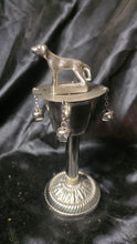 将图片加载到图库查看器，San Lázaro Ozun Metal Altar Piece with Dog Finial &amp; Hanging Bells
