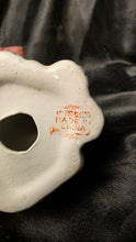 将图片加载到图库查看器，Vintage Lusterware Persian Cat Figurine Pink Rose Iridescent Glaze
