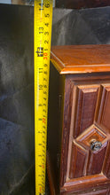 Load image into Gallery viewer, Vintage Wooden Jewelry Armoire Cabinet Chest With Drawers &amp; Doors

