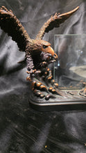 Load image into Gallery viewer, Bronze Finish Bald Eagle Waves of Freedom 4x6 Photo Frame Sculpture

