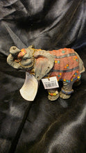 Load image into Gallery viewer, Turtle King Handcrafted Elephant Figurine D60018 Lucky Trunk Resin Decor
