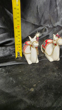 Load image into Gallery viewer, Rare Pair 1960 Holt Howard Christmas Camel Candle Holders Japan #6416 MCM
