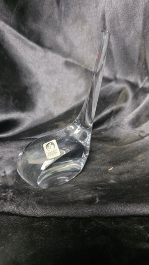 Vintage Sasaki Crystal Golf Driver Head Paperweight Japanese Desk Sculpture
