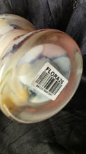 Load image into Gallery viewer, Modern Frosted Art Glass Vase Pastel Watercolor Abstract Flora26 Italy
